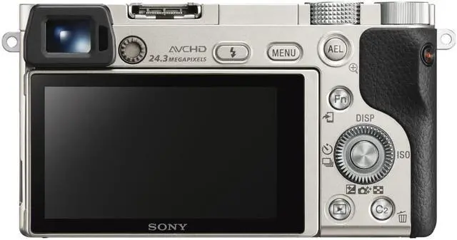 Alt view image 3 of 6 - Sony Alpha A6000 ILCE6000/S 24MP Wi-Fi Digital Camera (Body Only) - Silver