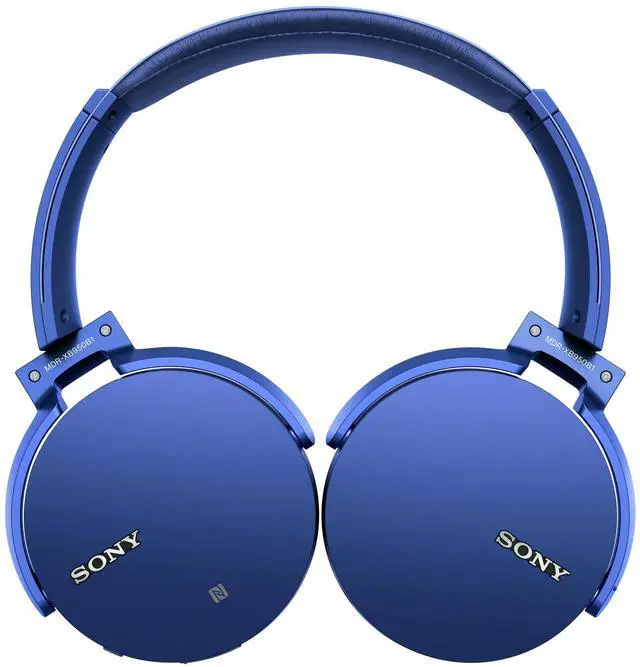 Alt view image 2 of 9 - Sony 950B1 Wireless Bluetooth Extra Bass Headphones with App Control, 2017 Model