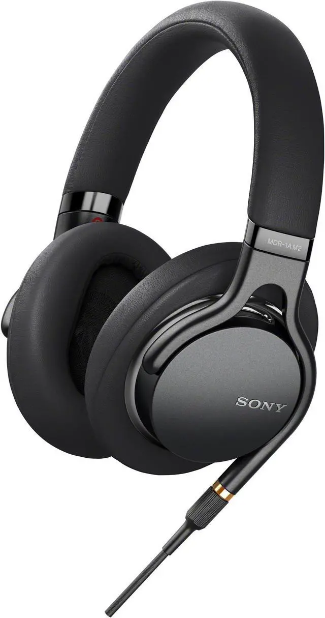 Main image of Sony MDR-1AM2/B Wired High Resolution Audio Overhead Headphones MDR-1AM2