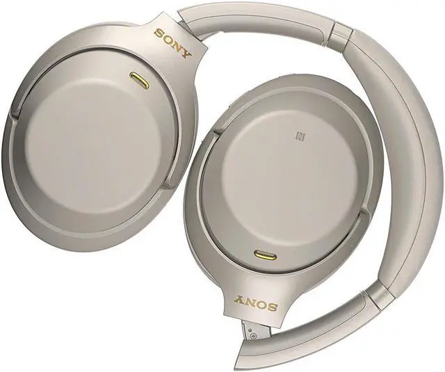 Alt view image 7 of 13 - Sony WH1000XM3 Bluetooth Wireless Noise Canceling Headphones Silver WH-1000XM3/S