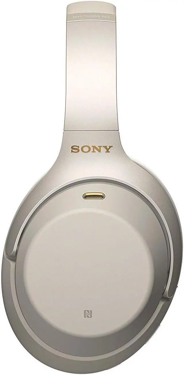 Alt view image 4 of 13 - Sony WH1000XM3 Bluetooth Wireless Noise Canceling Headphones Silver WH-1000XM3/S