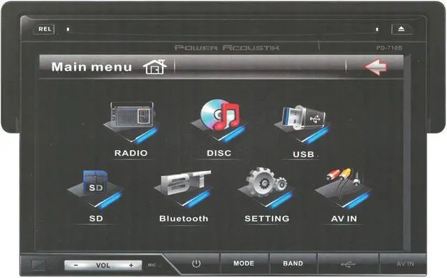 Alt view image 3 of 20 - 7IN 1DIN TSCRN W DVD BLTH