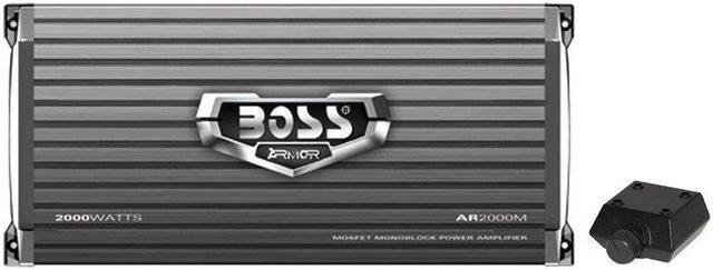 Main image of Boss Armor AR2000M 2000 Watt Monoblock A/B Amplifier Car Audio Amp & Bass Remote