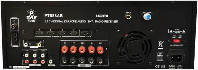 Alt view image 3 of 11 - New Pyle Pt588ab 5.1 Ch Home Theater Am Fm Receiver & Amplifier W/ Bluetooth