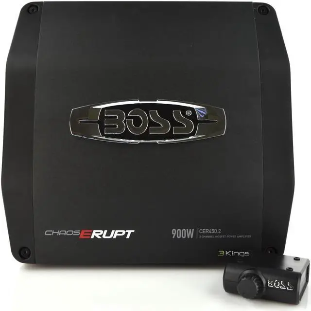 Alt view image 7 of 17 - BOSS AUDIO BOS13-CER450.2 CHAOS ERUPT SERIES 900W 2-CHANNEL CAR AUDIO POWER AMP