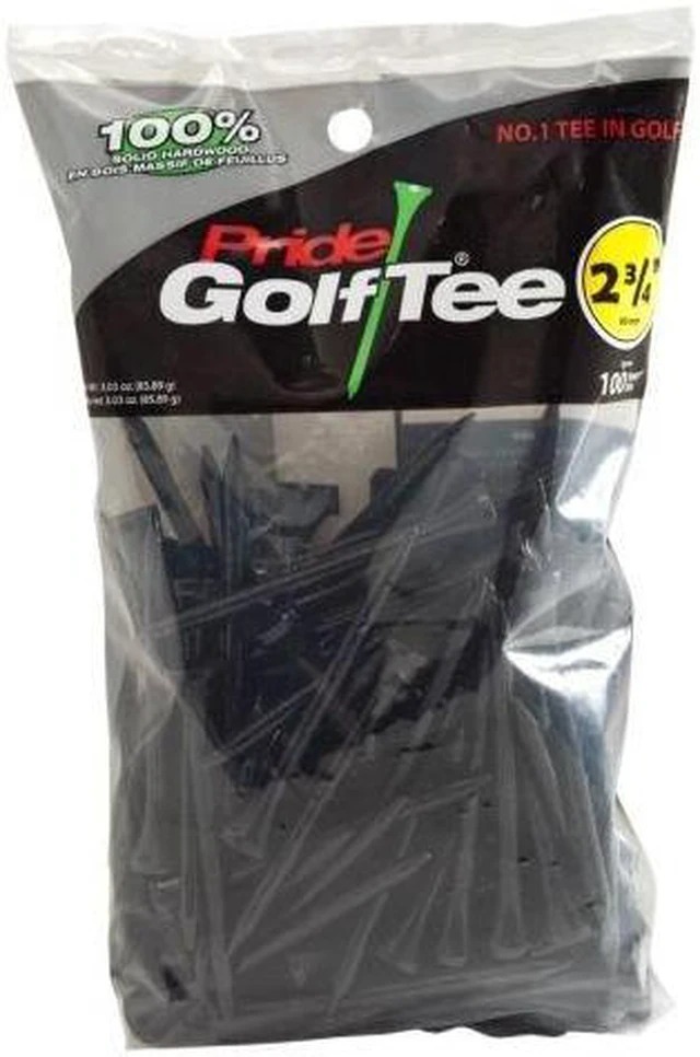 Alt view image 4 of 4 - Pride Professional Tees Pro Length (2.75") Natural 100pk Golf Tees