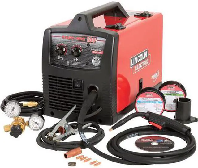 Alt view image 9 of 15 - LINCOLN ELECTRIC K2698-1 MIG Welder, Easy MIG 180, 1, 208/240V AC, 30 to 180A