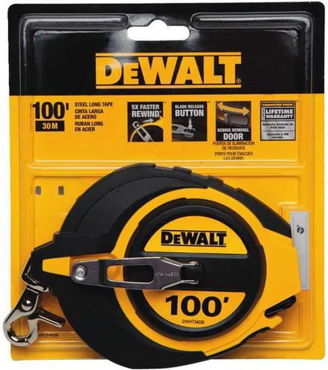 Alt view image 3 of 12 - DWHT34036L 100 ft. Closed Case Long Tape