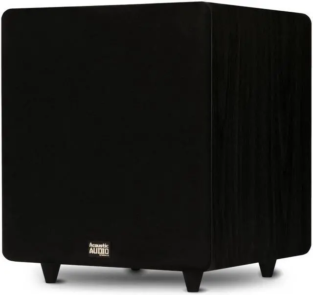 Main image of Acoustic Audio PSW500-12 Home Theater Powered 12" LFE Subwoofer Black Front Firing Sub