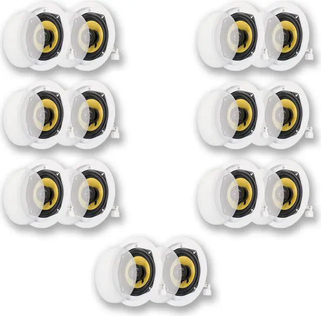 Main image of Acoustic Audio HD-5 In Ceiling Speakers Home Theater Surround Sound 7 Pair Pack