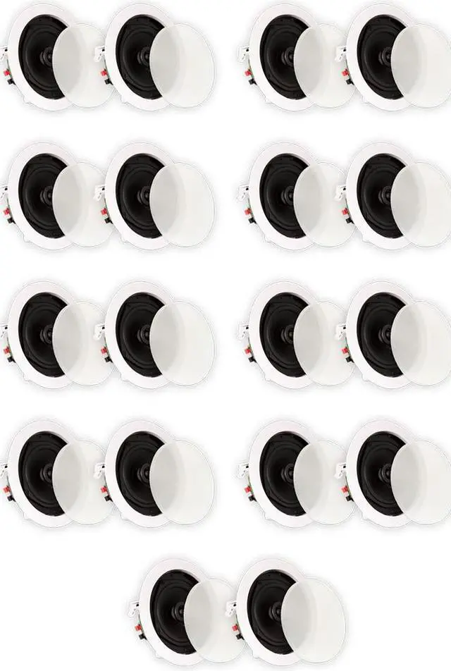 Main image of Theater Solutions TS50C In Ceiling Speakers Surround Sound Home Theater 9 Pair Pack