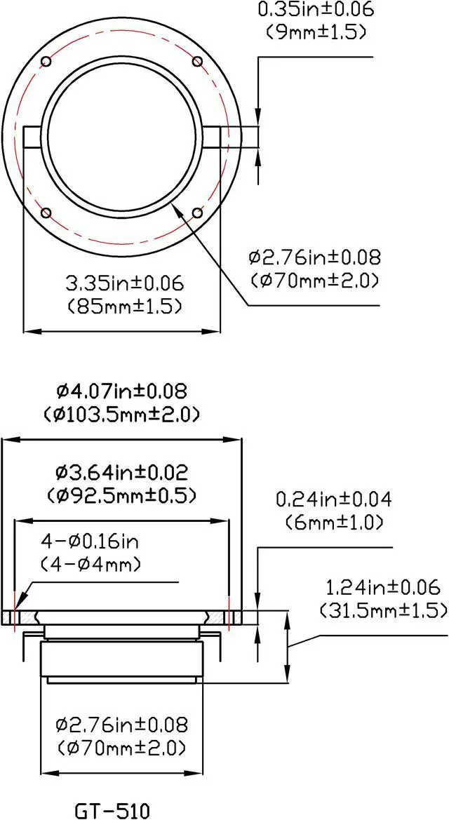 Alt view image 2 of 5 - 40 Goldwood Sound GT-510 Silk Dome Tweeters 100 Watt each 8ohm Replacement Tweeters
