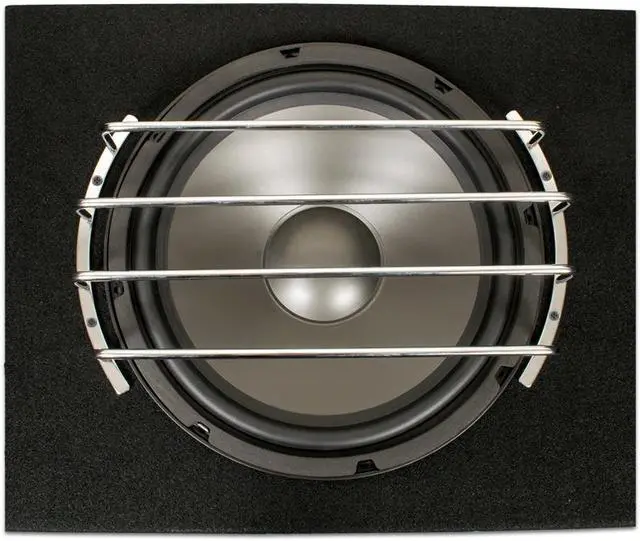 Alt view image 3 of 4 - 25 Goldwood Sound BAR-10 Chrome Steel Bar Tube Grills for 10" Speaker Woofers
