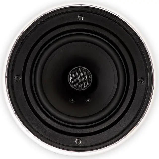 Alt view image 3 of 6 - Theater Solutions TSQ670 Flush Mount 70 Volt Speakers with 6.5" Woofers In Ceiling 12 Pair Pack