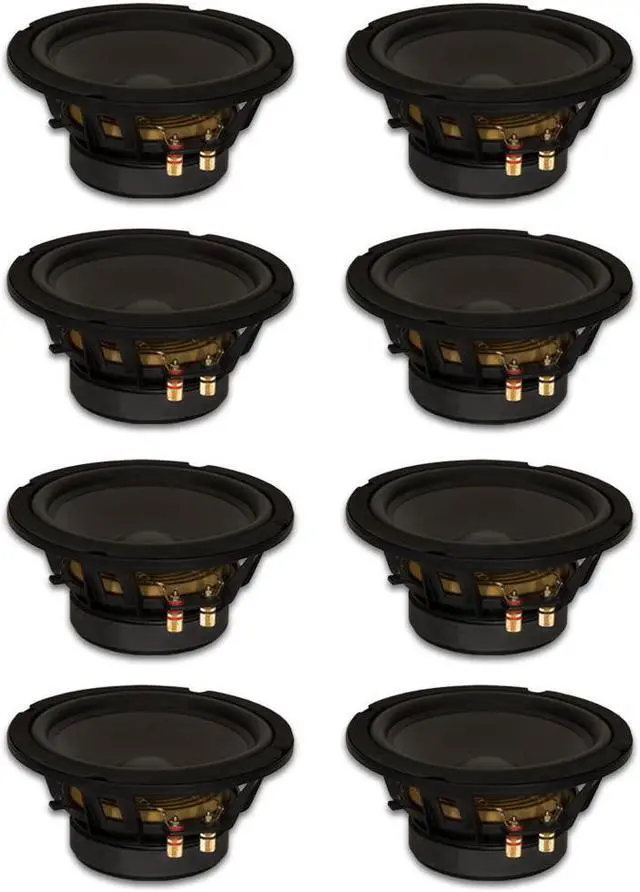 Main image of 8 Goldwood Sound GW-8PC-8 Heavy Duty 8ohm 8" Woofers 330 Watts each Replacement Speakers