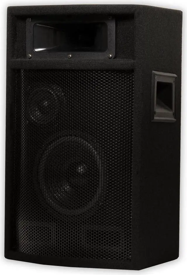 Alt view image 2 of 7 - Acoustic Audio PA-365X Passive 6.5" DJ Speakers and Stands PA Karaoke 3-Way Studio Home Audio