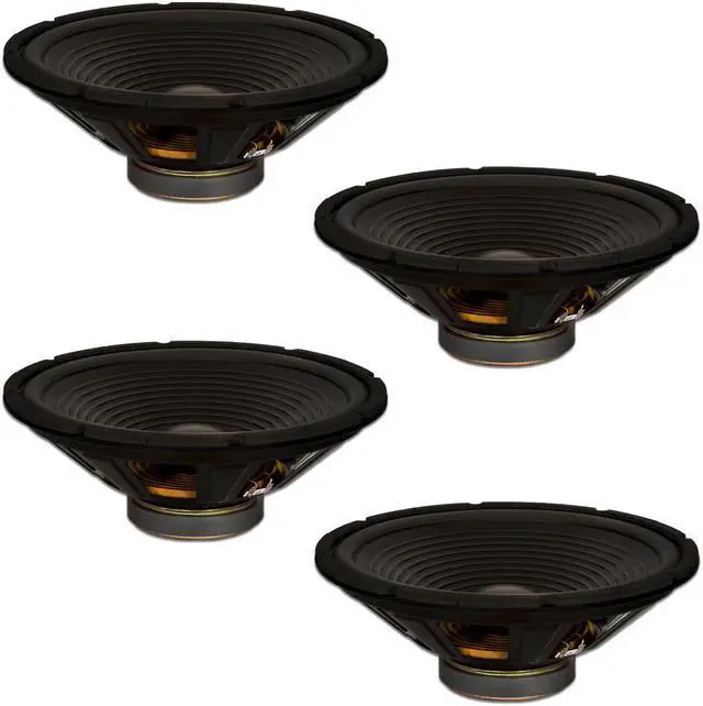 Main image of 4 Goldwood Sound GW-215/8 OEM 15" Woofers 250 Watts each 8ohm Replacement Speakers