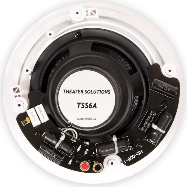 Alt view image 4 of 5 - Theater Solutions TSS6A Home Theater Deluxe In Ceiling 6.5" Angled 2 Speaker Set 2TSS6A