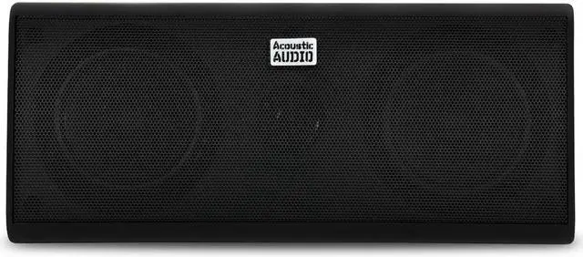 Alt view image 3 of 5 - Acoustic Audio AA35CB Indoor 3 Way Speakers 1200 Watts Black Bookshelf 3 Speaker Set AA35CB-3S