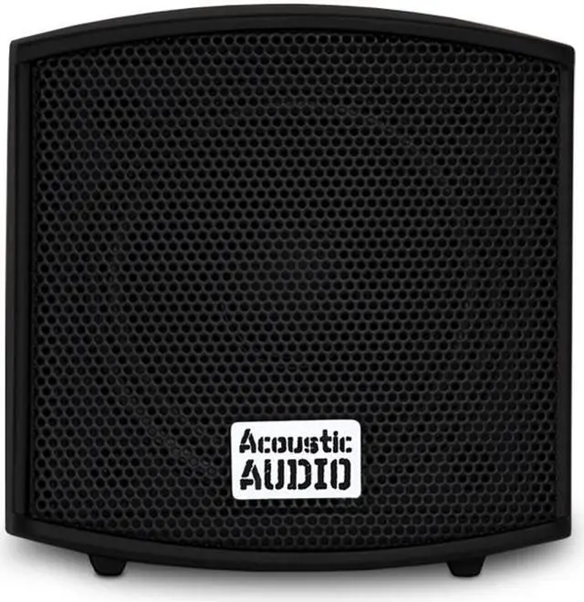 Alt view image 3 of 5 - Acoustic Audio AA321B Mountable Indoor Speakers 2000 Watts Black 5 Pair Pack AA321B-5Pr