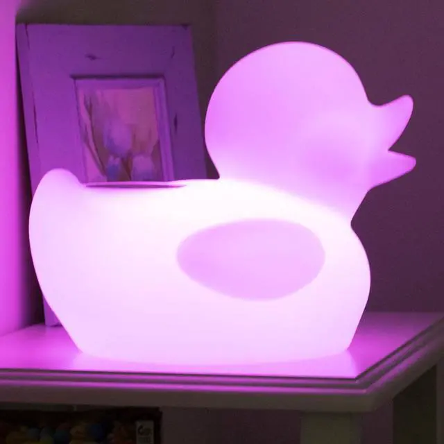 Alt view image 2 of 7 - Acoustic Audio Nightlight Bluetooth Duck Speaker Multi-Color Light Effects Water Speaker