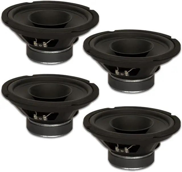 Main image of 4 Goldwood Sound GW-8003/8 Full Range 8" Woofers with Whizzers 260 Watt each 8ohm Speakers