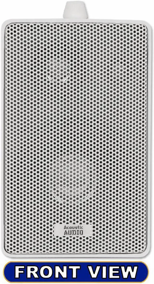 Alt view image 5 of 8 - Acoustic Audio 251W Indoor Outdoor 3 Way Speakers 800 Watt White 2 Pair Pack 251W-2Pr