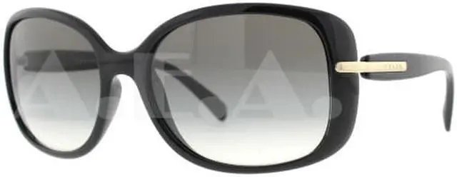 Main image of PRADA Sunglasses PR 08OS 1AB0A7 Black 57MM