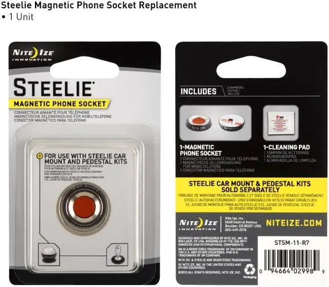 Alt view image 2 of 13 - NITE IZE STSM-11-R7 Steelie Magnet, Universal, Neodymium