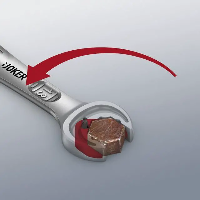 Alt view image 4 of 15 - Wera Combo Wrench St,Steel,Chrome,Standard  05020013001