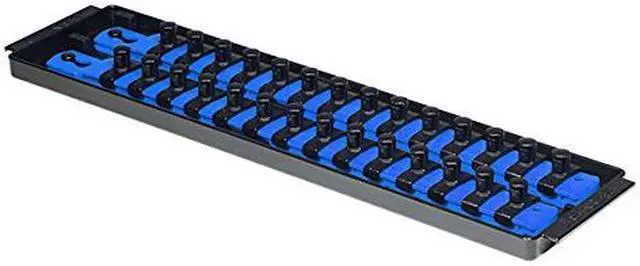 Main image of Ernst 8496 Socket Boss 2-Rail 3/8-In-Drive Socket Organizer, 13-Inch