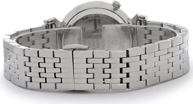 Alt view image 2 of 6 - Bulova Regatta Ladies White Dial Stainless Steel Quartz Watch 96L275