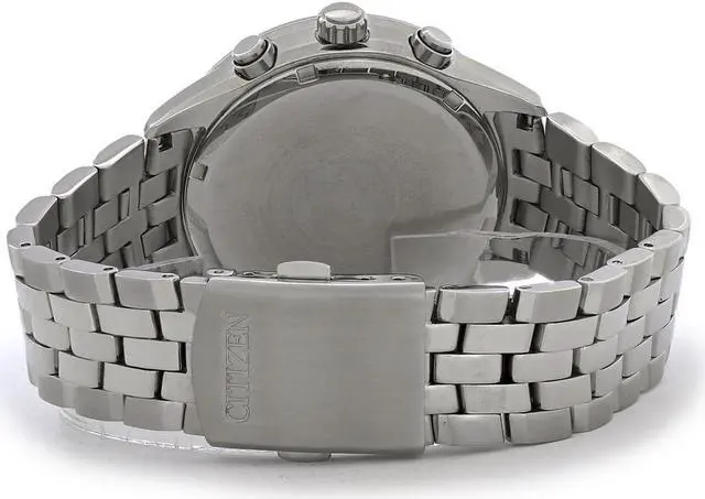 Alt view image 9 of 10 - Citizen Men's Sapphire 42mm Steel Bracelet & Case Eco-Drive Watch AT2141-52L