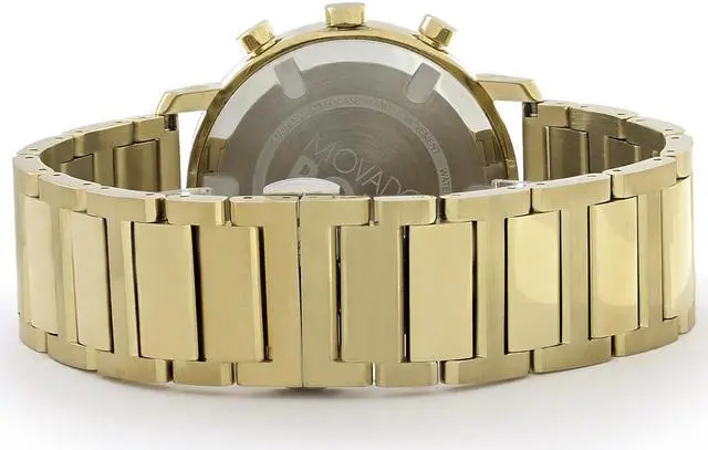 Alt view image 2 of 6 - Movado Bold Chronograph Evolution Series Mens Gold Tone Swiss Watch 3600682