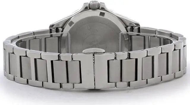 Alt view image 2 of 7 - Bulova Marine Star Ladies Blue MOP Diamond Quartz Watch 96R215