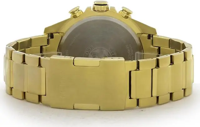Alt view image 2 of 3 - Citizen Eco-Drive PCAT Chronograph Gold Tone Stainless Mens Watch CB5912-50E