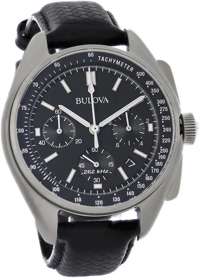 Alt view image 8 of 12 - Men's Bulova Special Edition Moon Chronograph Watch 96B251