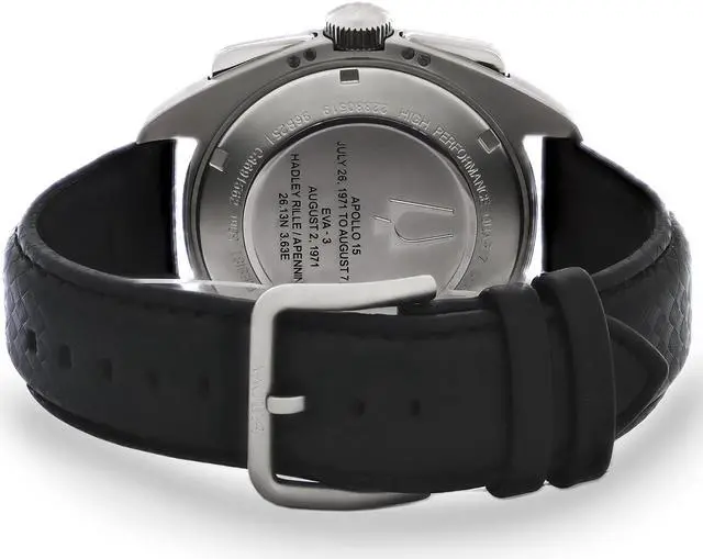 Alt view image 9 of 12 - Men's Bulova Special Edition Moon Chronograph Watch 96B251