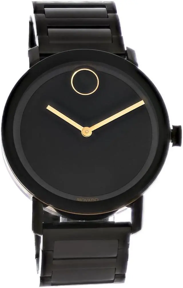 Main image of Movado Bold Evolution Mens Black ION PVD Stainless Quartz Watch 3600752