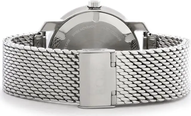Alt view image 11 of 14 - Movado Bold Sport Mens Silver Dial Mesh Bracelet Swiss Quartz Watch 3600768