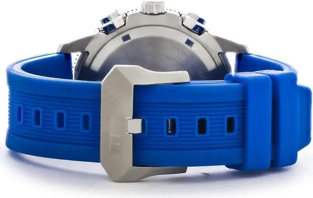 Alt view image 5 of 6 - Citizen Men's Top of Water Stainless Steel Quartz Diving Watch with Rubber Strap, Orange, 22
 JR4068-01E