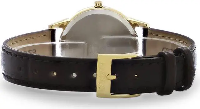 Alt view image 7 of 8 - Women's Citizen Eco-Drive Brown Leather Strap Watch FE1082-05A
