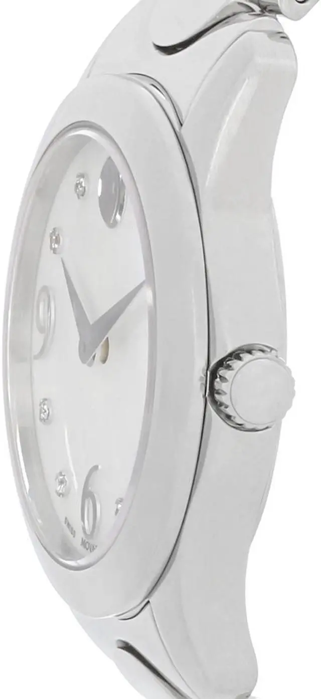 Alt view image 10 of 15 - Movado Diamond Mother of Pearl Dial Stainless Steel Ladies Watch 0606696