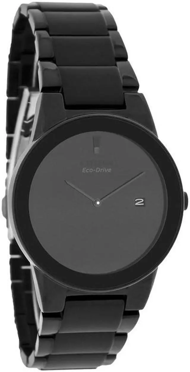 Alt view image 16 of 20 - Citizen Eco-Drive Mens Axiom Series Black ION PVD Stainless Watch AU1065-58E