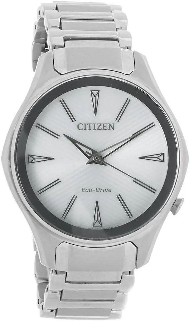 Alt view image 2 of 6 - Citizen Eco-Drive Ladies Modena Silver Dial Dress Watch EM0590-54A