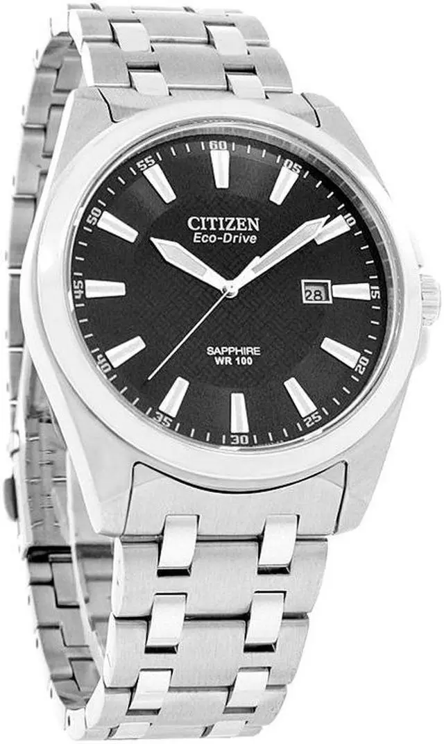 Alt view image 12 of 20 - Citizen Eco-Drive WR100 Sapphire Glass Black Dial Men's watch #BM7100-59E