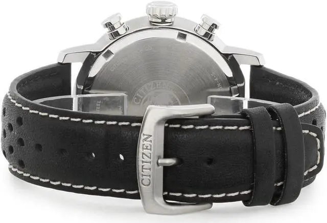 Alt view image 3 of 7 - Citizen Eco Drive Mens Brycen Chronograph Stainless Steel Watch CA0649-14E