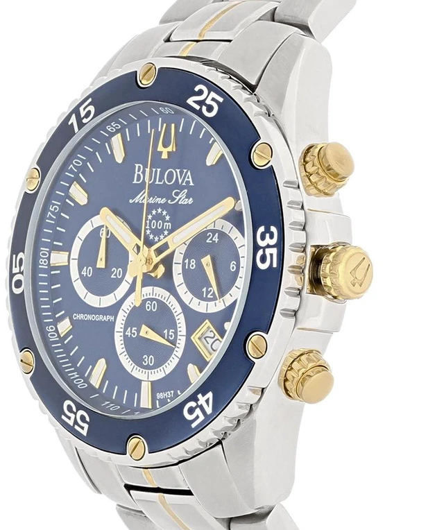 Alt view image 14 of 16 - Bulova Marine Star Mens Watch 98H37
