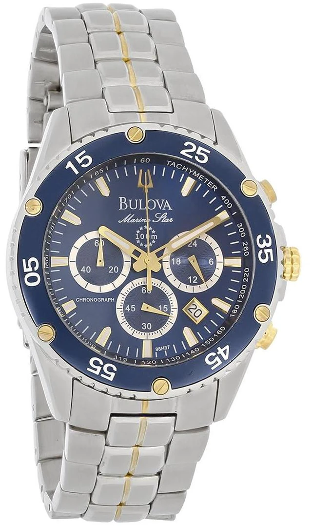 Alt view image 13 of 16 - Bulova Marine Star Mens Watch 98H37
