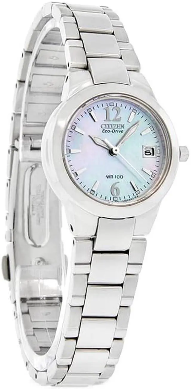Alt view image 6 of 8 - Citizen Eco-Drive Silhouette Ladies Stainless Steel Watch EW1670-59D